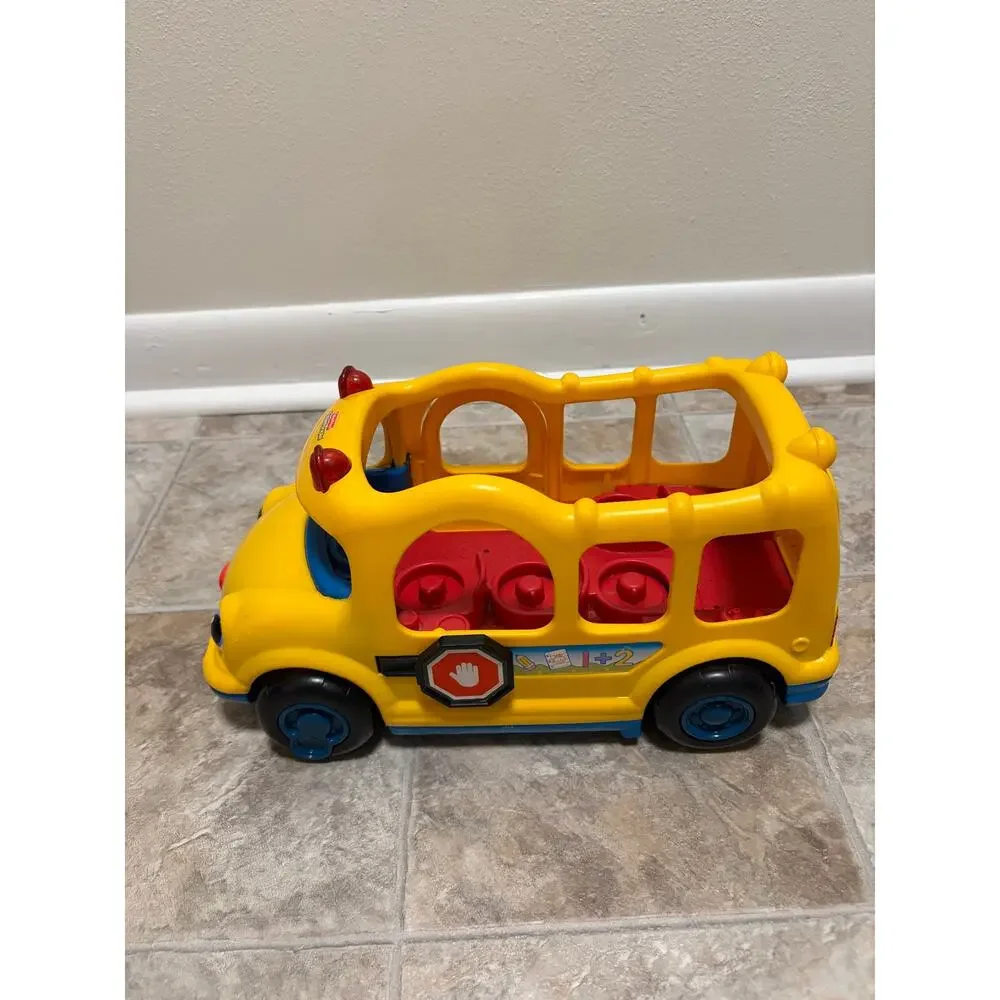 Little People Vintage Cars and School Bus Lot Set